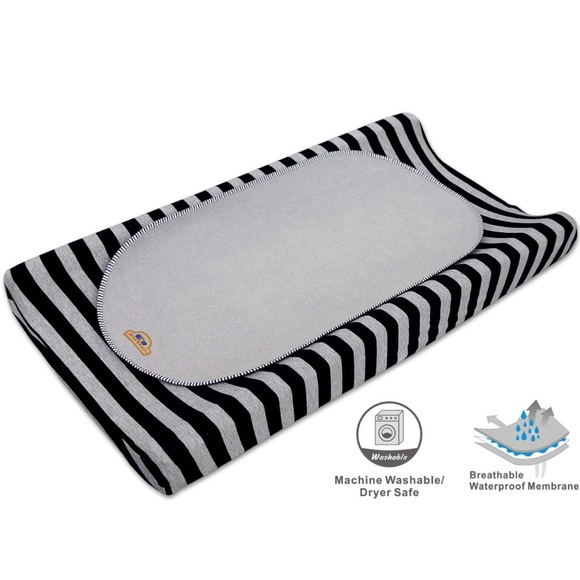 BlueSnail Waterproof Changing Pad Liners 3 count,14"X26.5" (gray) Original - Picture 2 of 5